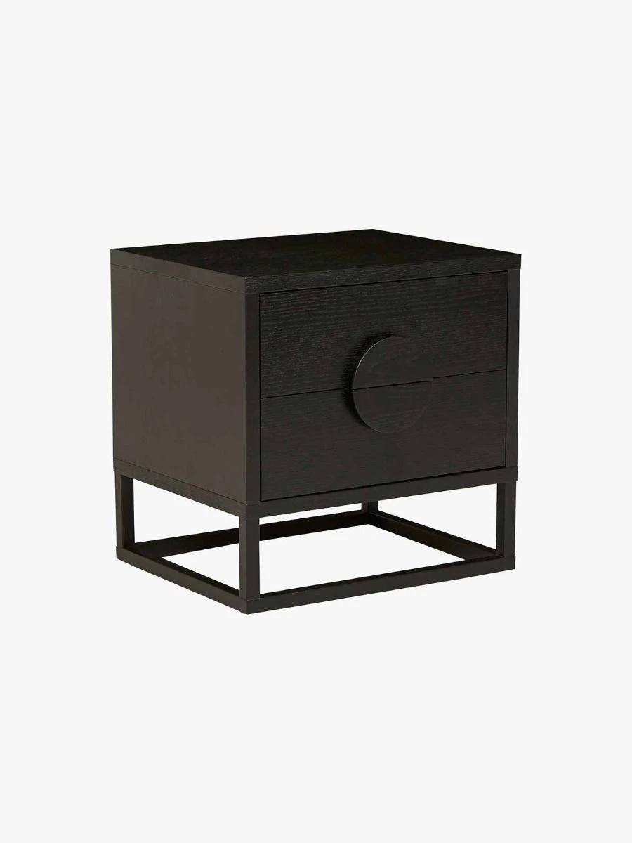 Benjamin Bedside Table - Black 4 Benjamin Bedside Table - Black - Image 2