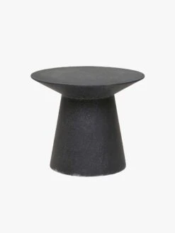 Livorno Round Side Table - Black Speckle