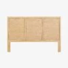 Tennyson Woven Bedhead In Natural Oak - Queen -Best Home globewest tennyson woven bedhead queen natural oak 1