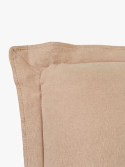 Vittoria Flanged Bedhead In Soft Clay - Queen -Best Home globewest vittoria flanged bedhead detail soft clay 1