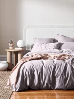 Halo Organic Cotton Quilt Cover - Dusk