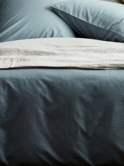 Halo Organic Cotton Quilt Cover - Eucalypt -Best Home halo organic cotton bedlinen eucalypt detail