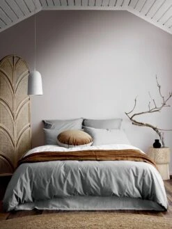 Jute Round Rug - Natural -Best Home halo organic cotton bedlinen pebble 3