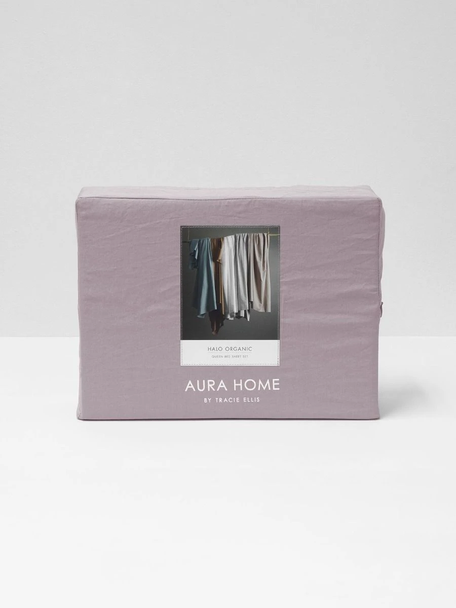 Halo Organic Cotton Sheet Set - Dusk 4 Halo Organic Cotton Sheet Set - Dusk - Image 2