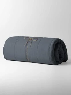 Halo Organic Coverlet - Steel -Best Home halo organic coverlet steel 1