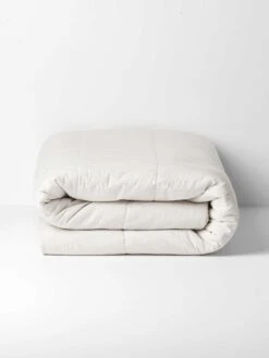 Halo Organic Coverlet - Sand -Best Home halo organic coverlet white sand 2