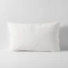 Halo Organic Cotton Standard Pillowcase - White -Best Home halo organic pillowcase white