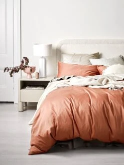 Halo Organic Sateen Quilt Cover - Cedarwood