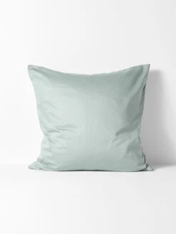 Halo Organic Sateen European Pillowcase - Mist