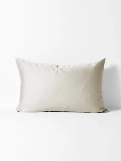 Halo Organic Sateen Standard Pillowcase - Feather