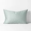 Halo Organic Sateen Standard Pillowcase - Mist -Best Home halo organic sateen pillowcase standard mist