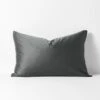 Halo Organic Sateen Standard Pillowcase - Shadow -Best Home halo organic sateen pillowcase standard shadow