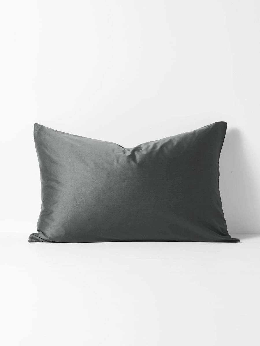 Halo Organic Sateen Standard Pillowcase - Shadow 3 Halo Organic Sateen Standard Pillowcase - Shadow