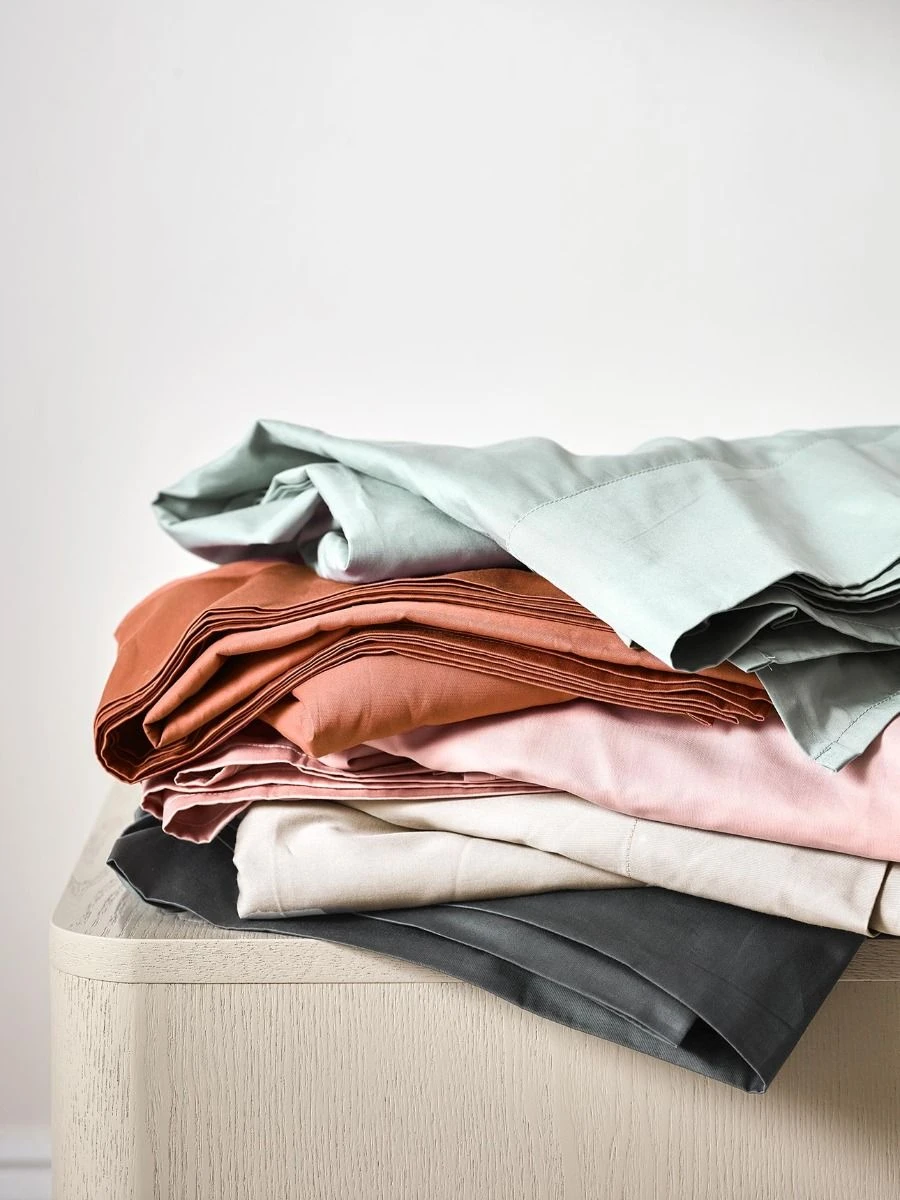 Halo Organic Sateen Sheet Set - Mist 6 Halo Organic Sateen Sheet Set - Mist - Image 4