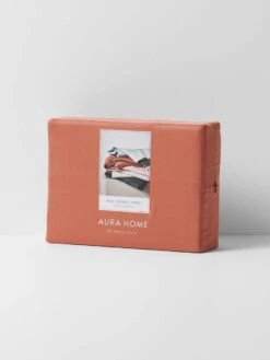 Halo Organic Sateen Sheet Set - Cedarwood -Best Home halo organic sateen sheets cedarwood packaging