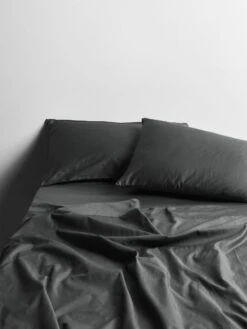 Halo Organic Sateen Sheet Set - Shadow