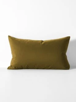 Halo Organic Cotton Standard Pillowcase - Khaki