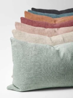 Heavy Linen Rectangle Cushion - Shadow -Best Home heavy linen cushion 40cmx60cm stack1