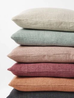 Heavy Linen Cushion - Lotus 9 Heavy Linen Cushion - Lotus -Best Home heavy linen cushion 55cm stack5