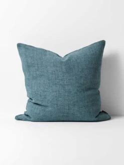 Heavy Linen Cushion - Bluestone