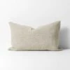 Heavy Linen Rectangle Cushion - Feather Grey 1 Heavy Linen Rectangle Cushion - Feather Grey -Best Home heavy linen cushion feather 40cmx60cm
