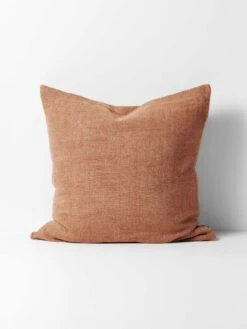 Heavy Linen Cushion - Hazelnut
