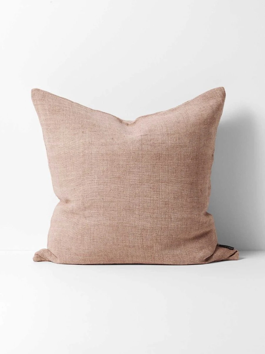 Heavy Linen Cushion - Lotus 3 Heavy Linen Cushion - Lotus