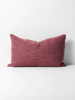 Heavy Linen Rectangle Cushion - Maple