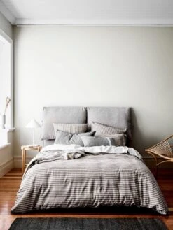 Jute Hall Runner - Black -Best Home heirloom bedlinen charcoal 2