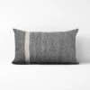 Herringbone Rectangle Cushion - Charcoal -Best Home herringbone cushion charcoal 1