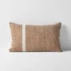 Herringbone Rectangle Cushion - Tobacco -Best Home herringbone linen cushion tobacco 1
