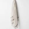 Herringbone Throw - Natural -Best Home herringbone linen throw natrual