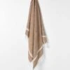 Herringbone Throw - Tobacco 2 Herringbone Throw - Tobacco -Best Home herringbone linen throw tobacco 1