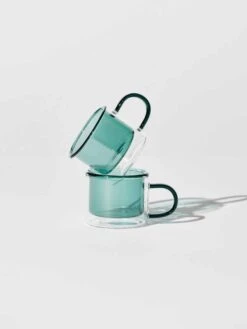 Shorty Espresso Cup Set - Teal