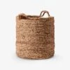 Adaline Waterhyacinth Basket - Medium -Best Home inartisan adaline waterhyacinth basket natural medium