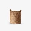 Adaline Waterhyacinth Basket - Small -Best Home inartisan adaline waterhyacinth basket natural small