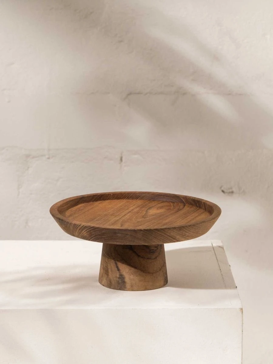 Jali Wooden Cake Stand - Large 4 Jali Wooden Cake Stand - Large - Image 2