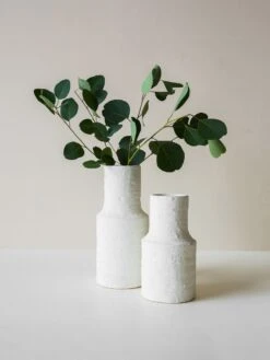 Eva Large Vase -Best Home indigo love eva vases off white 1 1