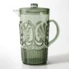 Flemington Acrylic Jug - Green 2 Flemington Acrylic Jug - Green -Best Home indigo love flemington acrylic jug green 1