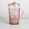 Flemington Acrylic Jug - Pale Pink -Best Home indigo love flemington acrylic jug pale pink 1