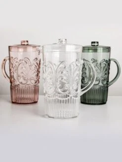 Flemington Acrylic Jug - Clear -Best Home indigo love flemington acrylic jugs 1