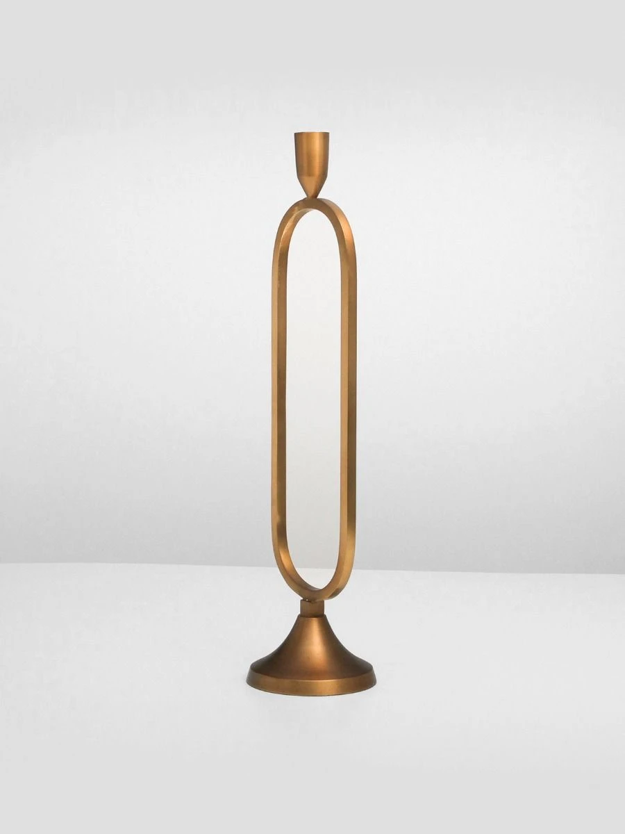 Jacobsen Taper Brass Candlestand - Medium 6 Jacobsen Taper Brass Candlestand - Medium - Image 4