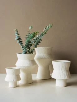 Larson Extra Large Vase -Best Home indigo love larson vases off white 3 1 1