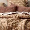 Jaipur Coverlet - Bronze -Best Home jaipur bed cover bronze detail