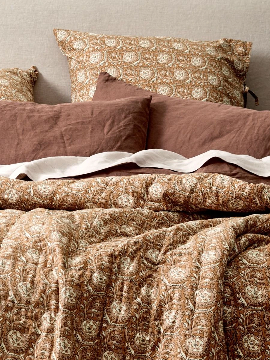 Jaipur Coverlet - Bronze 3 Jaipur Coverlet - Bronze
