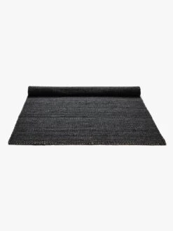 Jute Rug - Black 8 Jute Rug - Black -Best Home jute rug rolled black
