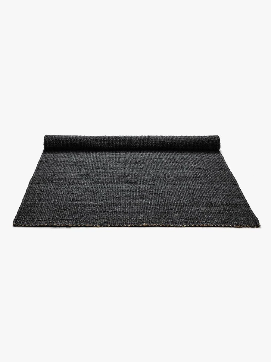 Jute Rug - Black 5 Jute Rug - Black - Image 3