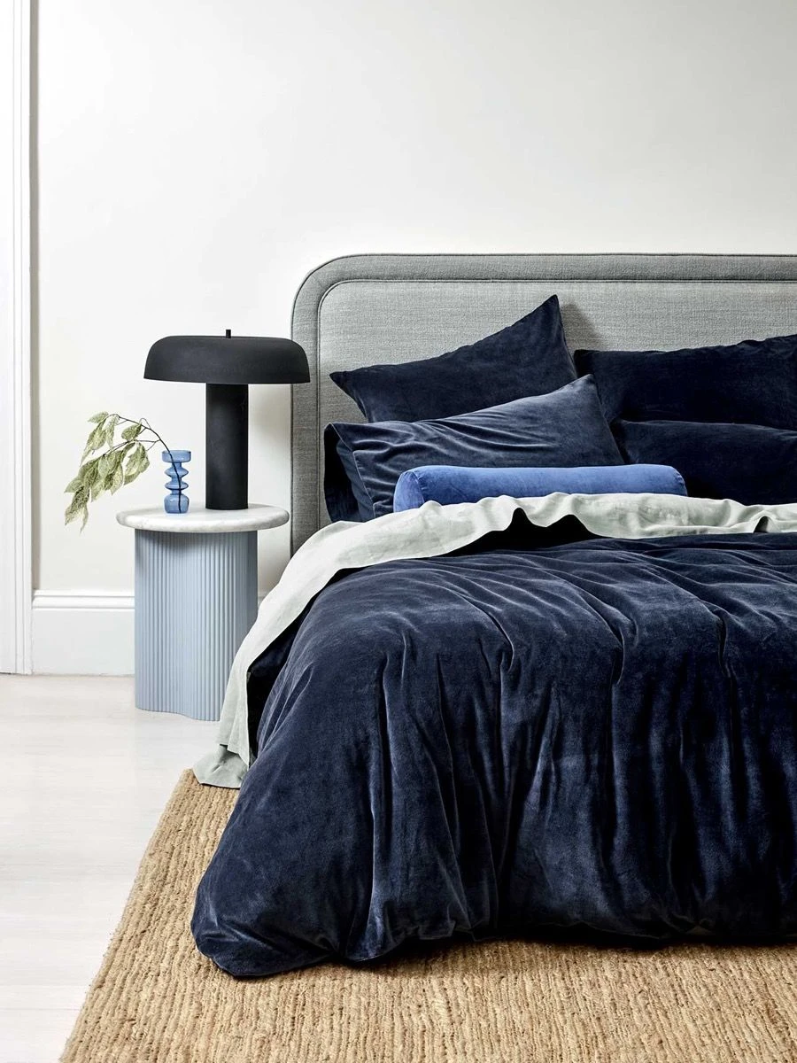 Luxury Velvet Standard Pillowcase - Slate 4 Luxury Velvet Standard Pillowcase - Slate - Image 2