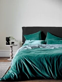 Luxury Velvet Cushion - Forest Night -Best Home luxury velvet bedlinen forest night 6