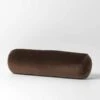 Luxury Velvet Bolster - Chocolate 1 Luxury Velvet Bolster - Chocolate -Best Home luxury velvet bolster chocolate 1